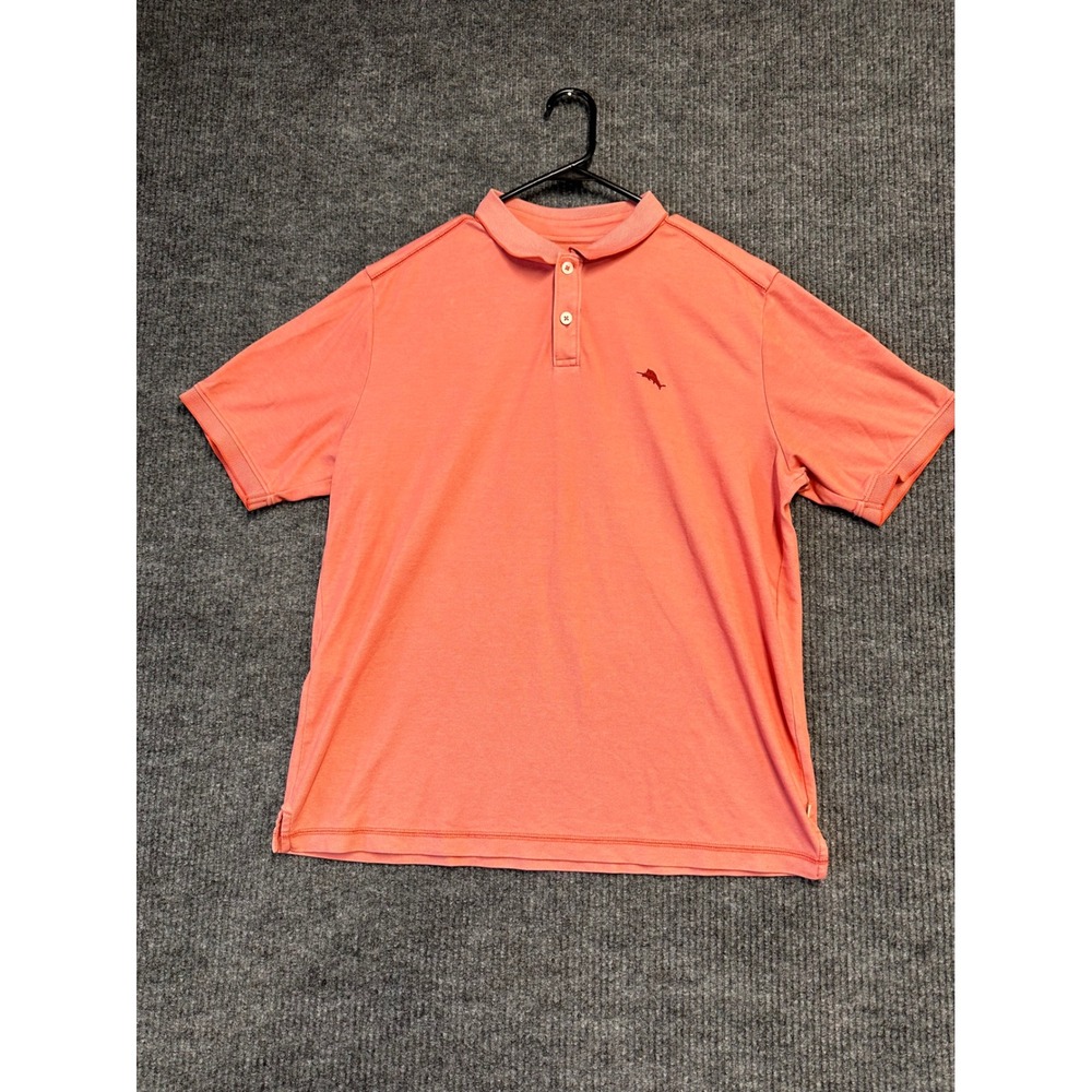 Tommy Bahama Men Large Moisture Wicking Performance Resort Casual Coastal Luxury